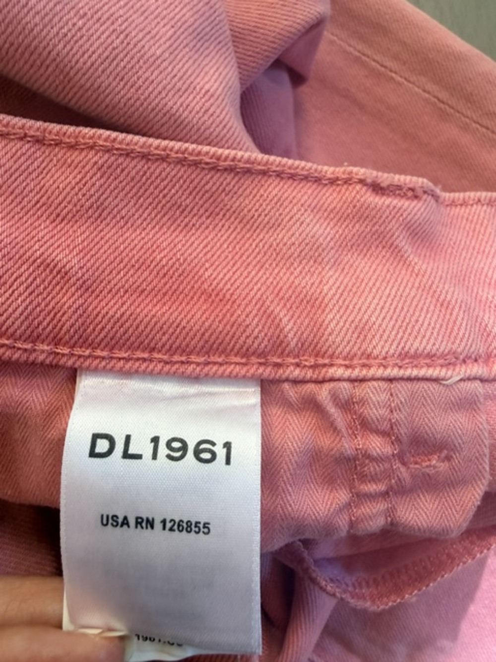NWOT DL1961 Patti Straight High Rise Vintage Ankle in Flamingo size 27 - Picture 12 of 16